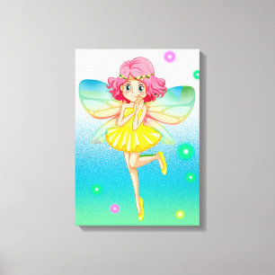 Cute Fairy Canvas Afdruk