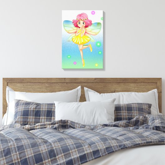 Cute Fairy Canvas Afdruk (Insitu (Slaapkamer))