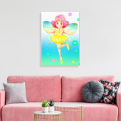 Cute Fairy Canvas Afdruk (Insitu (Woonkamer))