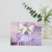 Cute Fairy Cat Briefkaart (Staand voorkant)