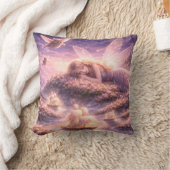 Cute Fairy Dream Kitten Fantasy Pillow Kussen (Deken)