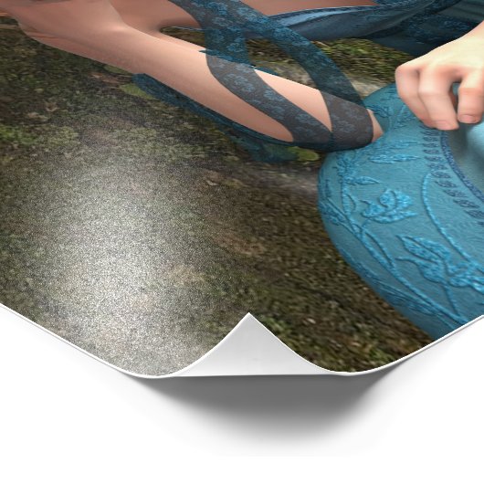 Cute Fairy Foto Afdruk (Hoek)