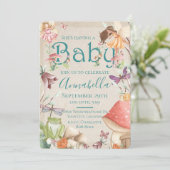 Cute Fairy Garden Waterverf Fairies Kaart (Staand voorkant)