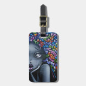 Cute Fairy Graffiti Bagagelabel (Voorkant verticaal)