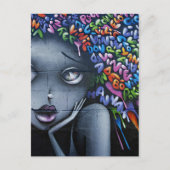 Cute Fairy Graffiti Briefkaart (Voorkant)