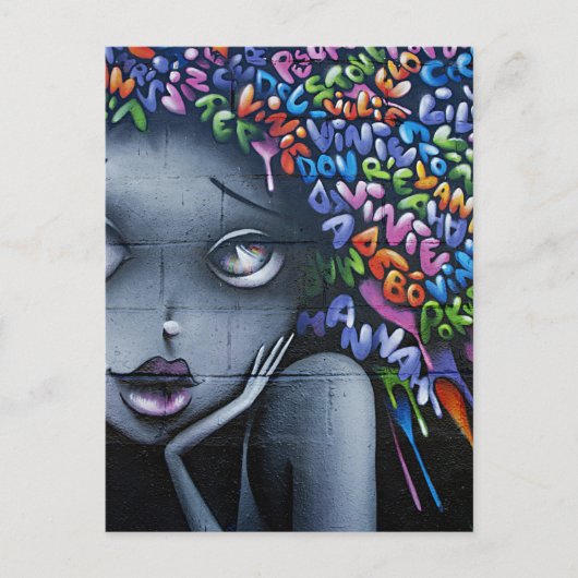 Cute Fairy Graffiti Briefkaart (Voorkant)