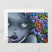 Cute Fairy Graffiti Briefkaart (Voorkant / Achterkant)