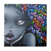 Cute Fairy Graffiti Tegeltje (Voorkant)