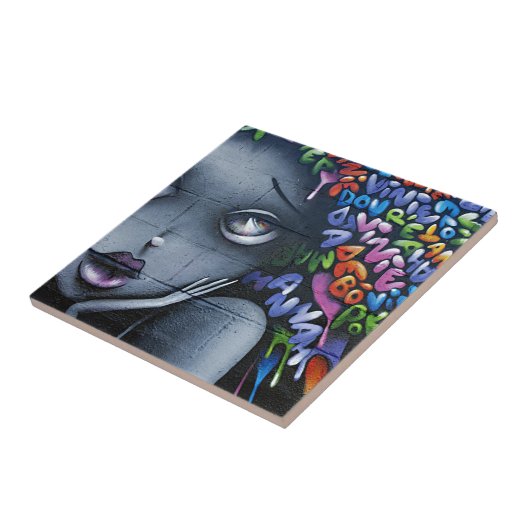 Cute Fairy Graffiti Tegeltje (Zijkant)