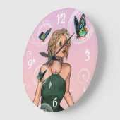 Cute Fairy Grote Klok (Hoek)