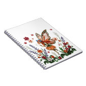 Cute Fairy in a Floral Garden Filigree Notitieboek (Rechterzijde)