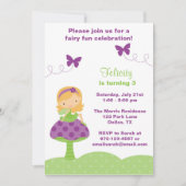 Cute Fairy Invitations Kaart (Voorkant)