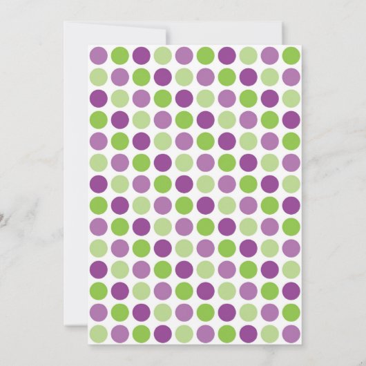 Cute Fairy Invitations Kaart (Achterkant)