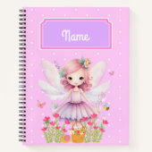 Cute Fairy Kid's Schrijf- en Tekenverhalenboek Notitieboek (Voorkant)