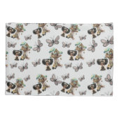 Cute Fairy Magical Woodland Butterfly Kussensloop (Achterkant)