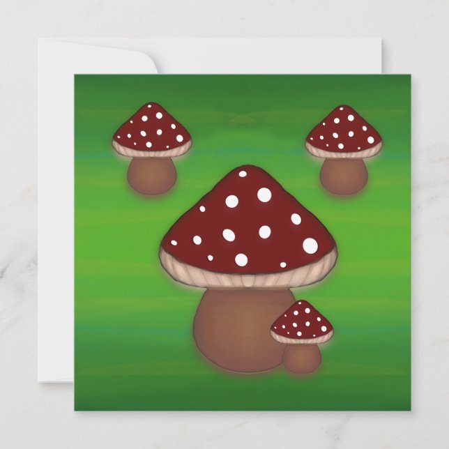 Cute Fairy Mushroom  (Voorkant)