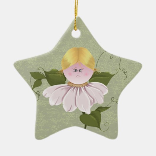 Cute Fairy of Pixie Keramisch Ornament (Voorkant)