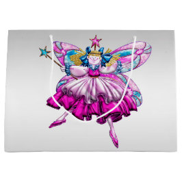 Cute Fairy op Silver Groot Cadeauzakje