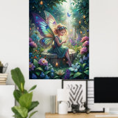 Cute Fairy  Poster (Thuiskantoor)