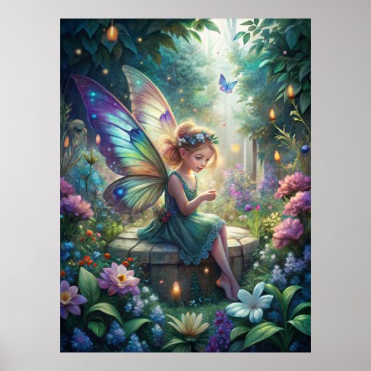 Cute Fairy  Poster (Voorkant)