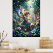 Cute Fairy  Poster (Keuken)