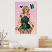 Cute Fairy Poster (Keuken)