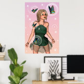 Cute Fairy Poster (Thuiskantoor)