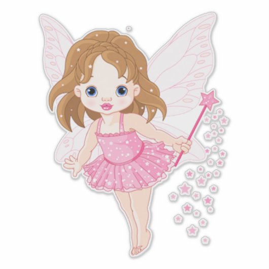 Cute Fairy Sticker (Voorkant)