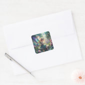 Cute Fairy Vierkante Sticker (Envelop)