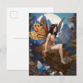 Cute Fairy Woman Fantasy Art Briefkaart (Voorkant / Achterkant)