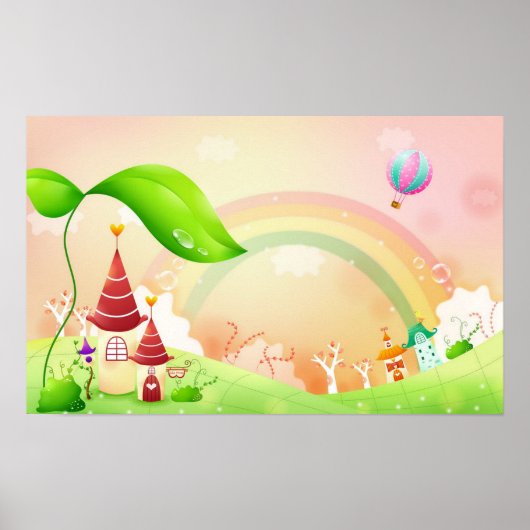 Cute Fairytale Poster (Voorkant)