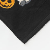 Cute Fall Bunny Ghost Costume Rabbit Lover Soky Se Fleece Deken (Hoek)