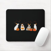 Cute Fall Geest Konijn Halloween Kostuum Muismat (Met muis)