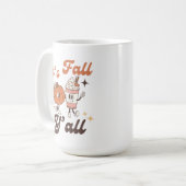 Cute Fall – It’s Fall Y’all Kawaii Pumpkin & PSL Koffiemok (Voorkant links)