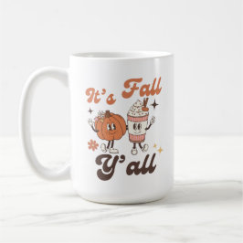 Cute Fall –  It’s Fall Y’all Kawaii Pumpkin & PSL  Koffiemok
