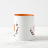 Cute Fall Pumpkin Spice and Cozy vibes  Mok (Midden)