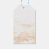 Cute Fall Pumpkins Boog Baby Shower  Cadeaulabel (Achterkant)