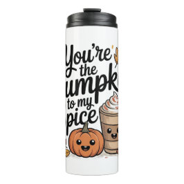 Cute fall quote pumpkin spice season  thermosbeker
