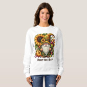 Cute Fall Seasonal gnome add text Trui (Voorkant volledig)