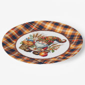 Cute Fall Seasonal gnome party  Papieren Bordje (Gekanteld)