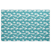 Cute Falling Stars & Clouds Pattern Stof (Fat Quarter)