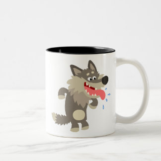 Cute Famated Cartoon Wolf Mok