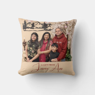 Cute familie Gepersonaliseerd Geschenk Van Kussen