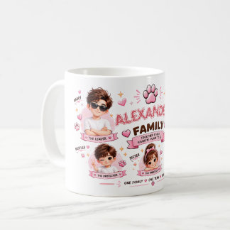 Cute Familie Mok Ontwerp (AANGEPAST)