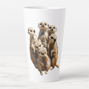 Cute Familie Van Stockstaartjes Wildlife Dames T-S Latte Mok