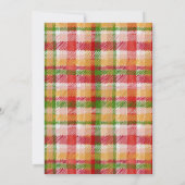 Cute Family House Christmas Party Kaart (Achterkant)