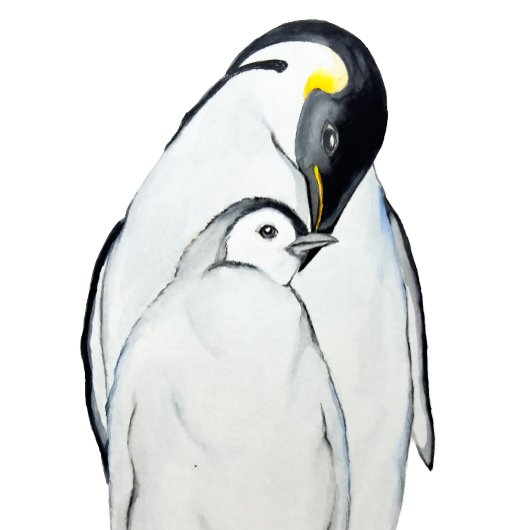 Cute family of emperor pinguins T-Shirt