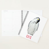 Cute family of emperor pinguins T-Shirt Planner (Display)