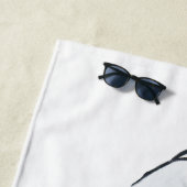 Cute family of emperor pinguins T-Shirt Strandlaken (In situ)