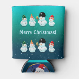 Cute Family of Snowmen Blikjeskoeler